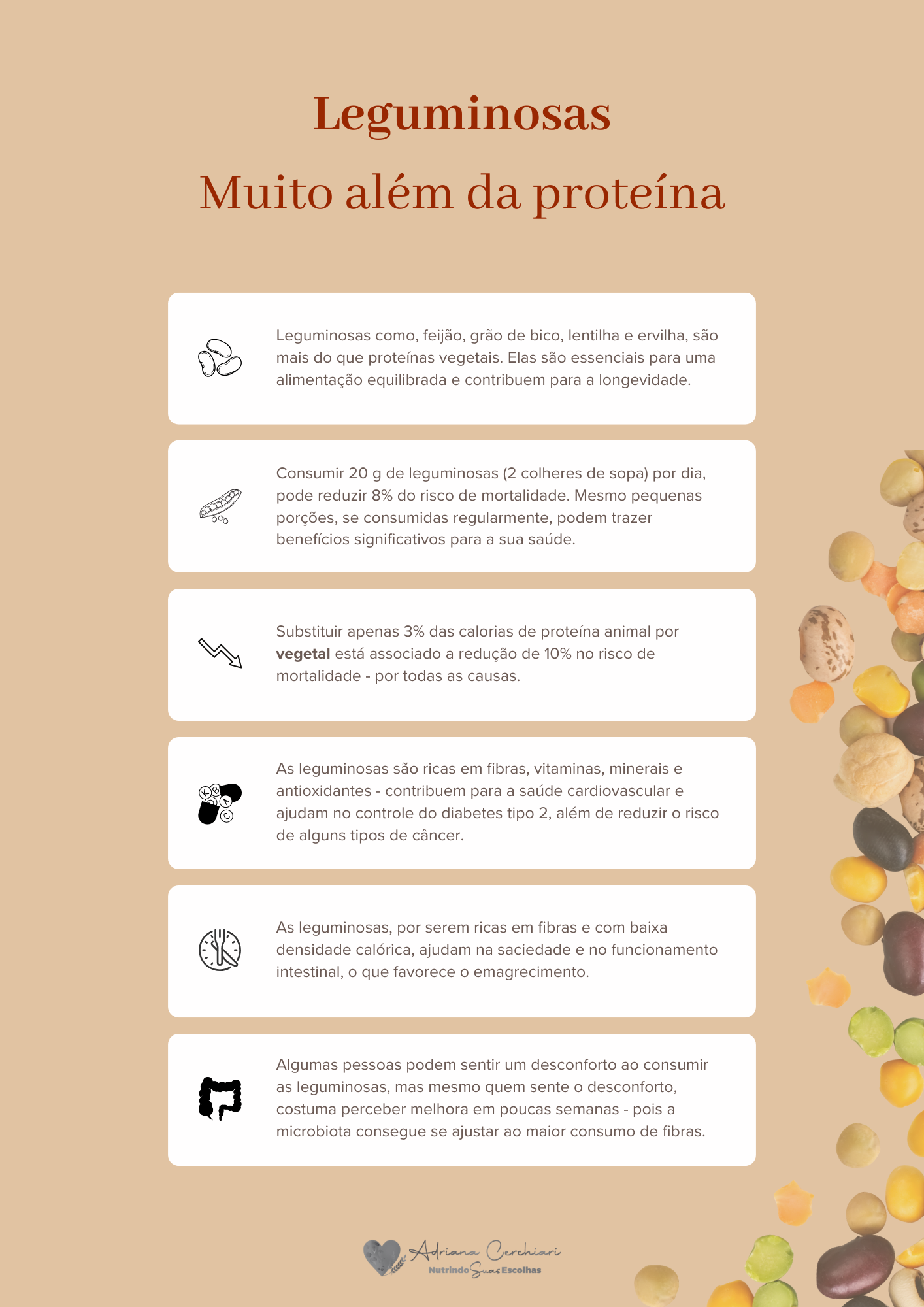 Leguminosas: muito além da proteína